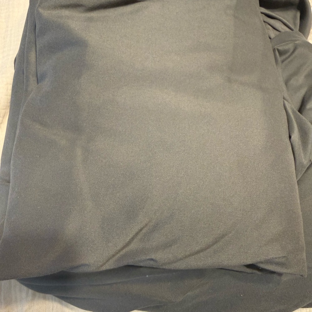 Dark gray king bamboo sheet set
